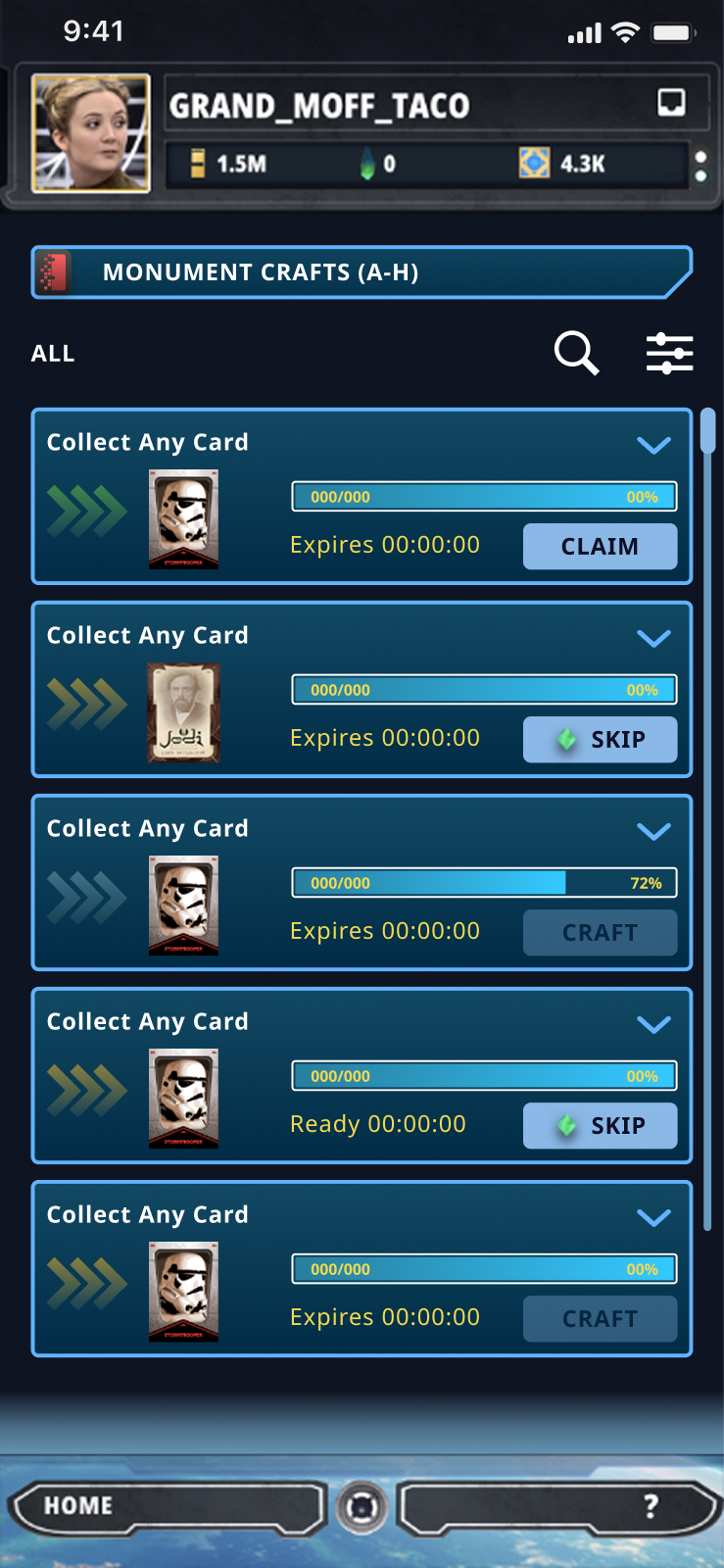 Star Wars Missions