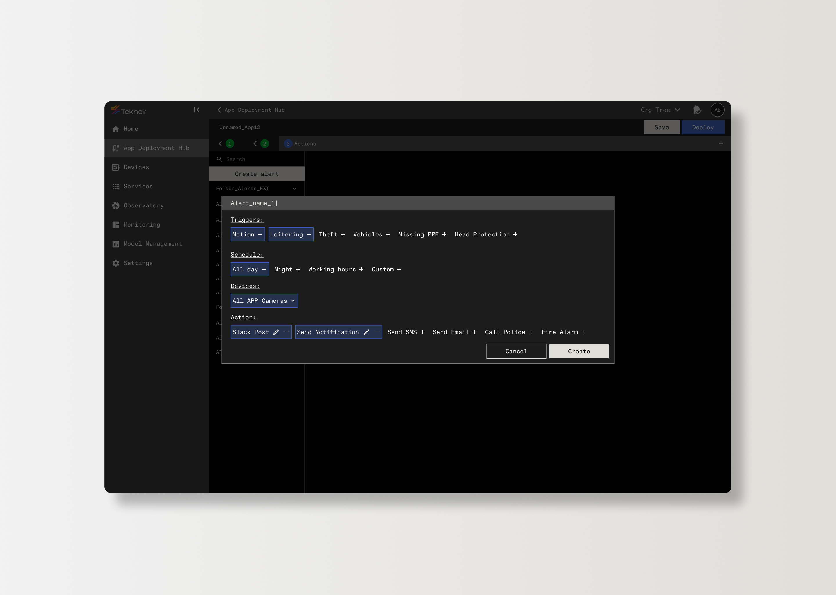 Design system UI screens